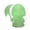 B003- Fluorescent Green, variant on Halloween Skeleton Decorations, 3D Printed Black Grim Reaper Ghost Halloween Figurine 2.5X2X2 In, Gothic Style Home and Office Decor Enthusiasts, for Indoor Entryways, Bedroom