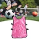 thumbnail image 2 of 1 pieza de chalecos deportivos para niños, pecheras numeradas para entrenamiento, camiseta de equipo de rugby de baloncesto de secado rápido de poliéster, 2 of 5