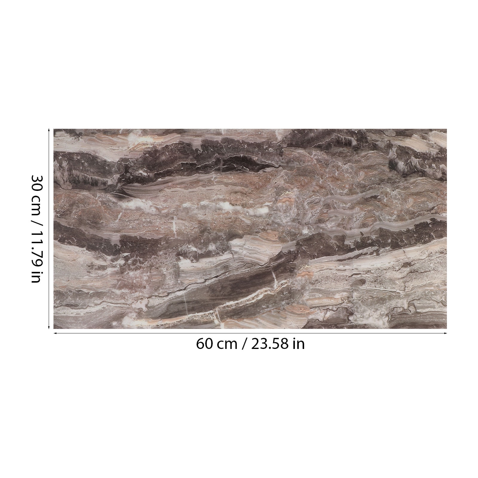 NIAIZEK 20 Pcs 1x2ft Self-Adhesive Marble Wall Panels - Waterproof Shower Stickers for Kitchen & Bathroom Decor