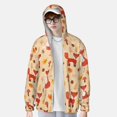 thumbnail image 2 of Gaeub Cute Foxes Men's and Women's UPF 50+ Long-Sleeved Sun Protection Clothing, Fishing Shirt Long Sleeve Zip-X-Large, 2 of 7