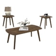 thumbnail image 1 of Lexicon Damala 3 Piece Wood Occasional Table Set in Walnut, 1 of 9