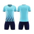 thumbnail image 2 of Trikvn Youth Boys Gym Outfit 2 Piece Workout Shirt and Athletic Shorts Set Relaxed Fit Elastic Waist Quick Dry Breathable Material for Soccer Summer Activewear, 2 of 6
