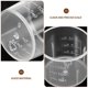 thumbnail image 3 of WHAMVOX 100Ud Medidores Plásticos Transparentes Con Escala Clara Para Almacenamiento Y Medición Líquida, 3 of 7