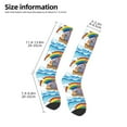 thumbnail image 2 of Sikiie Rainbow Animals on Noah's Ark Knee Socks, High Socks Long Stretchy Sock Women Knee High Stocking, Long Socks for Women, 2 of 6