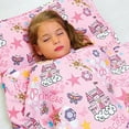 thumbnail image 7 of Bambino Bliss Kids Nap Mat with Removable Pillow - Soft, Lightweight Mats, Easy Clean Toddler Nap Pad for Preschool, Daycare, Kindergarten - Children Sleeping Bag (Princess), 7 of 7