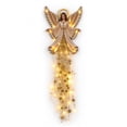 PYURTEP Angel Blessing Starfall Wall Light, Elegant Resin Angel ...