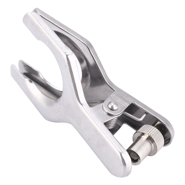 Glass Ball Clamp,Stainless Steel Lab Clamp Clamp Lab Pinch Clip Professional Grade