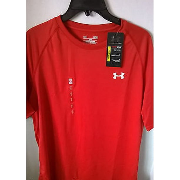 Under Armour - Mens UA Tech Short Sleeve Red XTRA XTRA LARGE T-Shirt ...