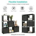 thumbnail image 5 of 9 Cube Storage Shelf Organizer Stackable DIY Closet Storages and Organizers for Living Room Bedroom, 5 of 16