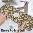 thumbnail image 6 of Sikiie Ladybugs And Flowers On A Wooden Splash Guard for Sink Faucet-1 PC Super Absorbent Fast Drying Mat Sink Gadgets-Splash Guard for Kitchen, Sink Mat, 6 of 7