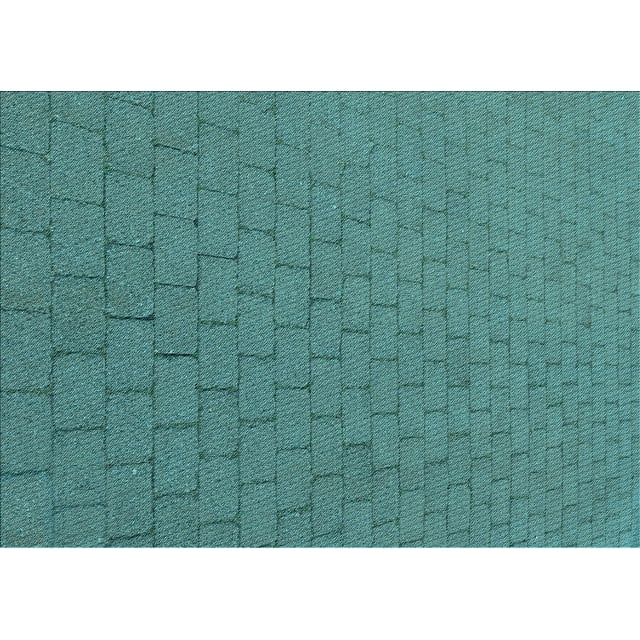 Ahgly Company Machine Washable Indoor Rectangle Transitional Macaw Blue Green Area Rugs, 5' x 8'