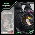 thumbnail image 5 of HQBQBUG Car Seat Covers Full Set Compatible with Lexus IS 200t/250/300/350 2009-2023, Comfort Leather Automotive Seat Covers Anti-Slip Seat Cover&Accessories(Black,5 Seats), 5 of 10