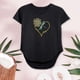 thumbnail image 3 of Camiseta de manga corta para niñas, camiseta versátil suave y duradera a la moda, camisetas de verano para ir de compras, escalar, acampar en casa y, 3 of 8