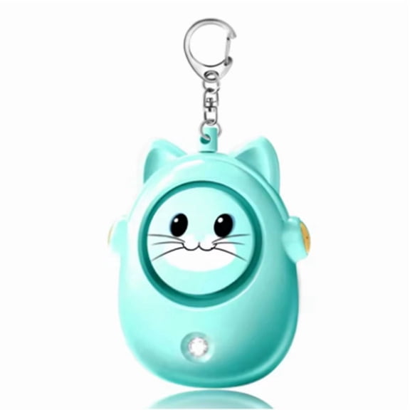 Cute Cat Personal Alarm, Women'S Anti-Wolf Artifact, Outdoor Children'S and Women'S Emergency Self- Keychain