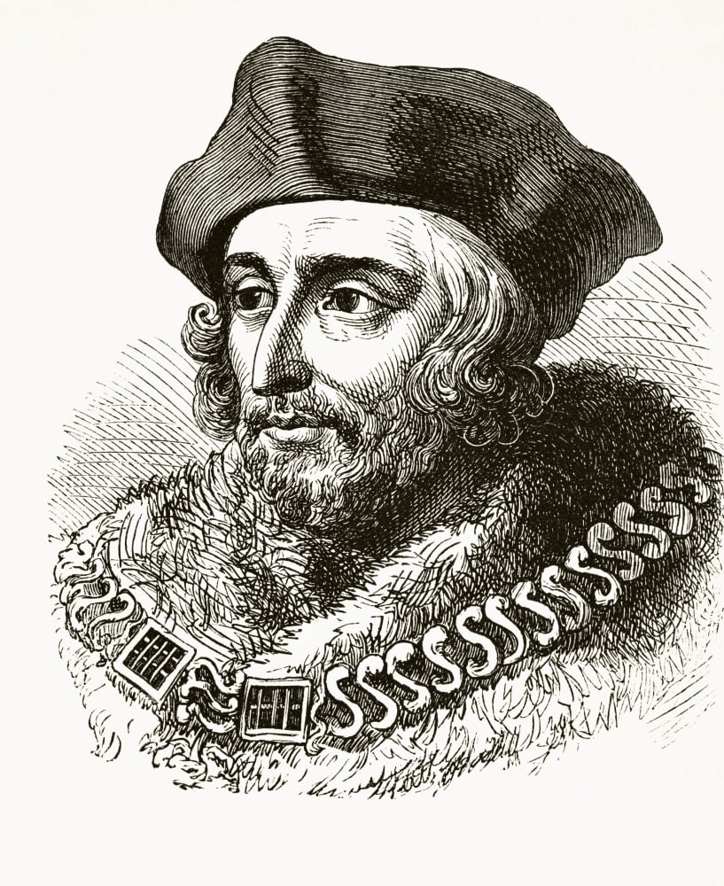 Sir Thomas More Aka Saint Thomas More 1477 To 1535 English Humanist Statesman And Chancellor Of England From The National And Domestic History Of England By William Aubrey Published London Circa 1890