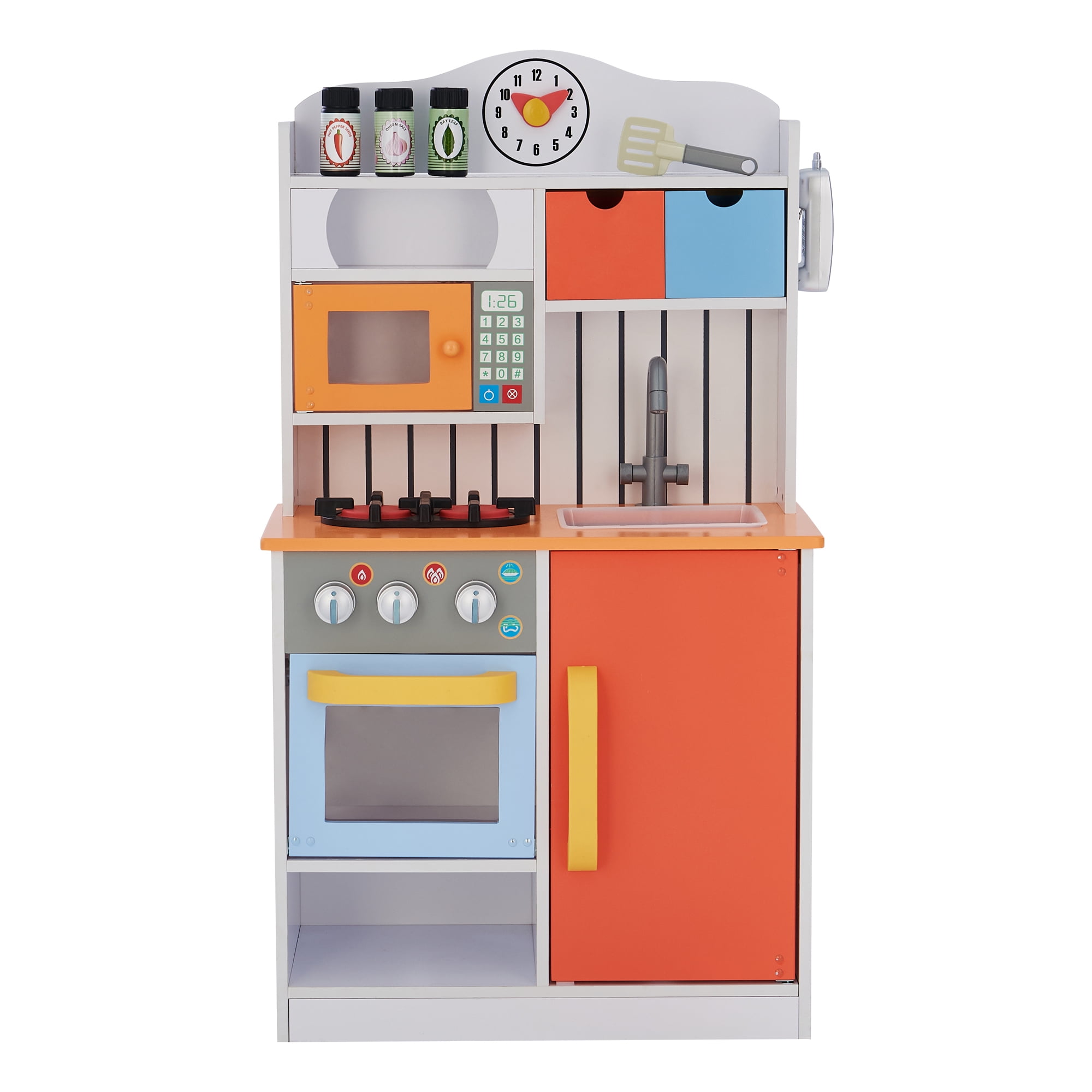 teamson kids little chef florence classic play kitchen