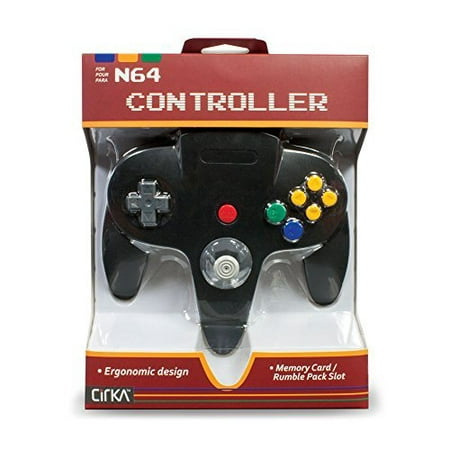 N64 Controller Black Cirka