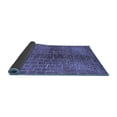 thumbnail image 2 of Ahgly Company Indoor Rectangle Solid Blue Modern Area Rugs, 7' x 9', 2 of 4