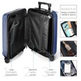 thumbnail image 2 of StorageBud Valise Légère de 22 Pouces, Coque Rigide, Ensemble de Bagages Cabine à Roulettes Pivotantes (Enregistré), Bleu Marine, 2 of 7