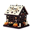 thumbnail image 2 of Eagokdc Pearl Painting Kit Halloween Wooden House Shaped Diamond Art Kits for Adults, Home Decor Art Craft Kit Upgraded Beads Craft for Holiday Family Activity, 2 of 7