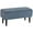 Blue, variant on HOMCOM Ottoman with Storage & Wooden Legs, 57L Storage Ottoman, Cream White