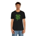 thumbnail image 4 of Leopard Shamrock Shirt | Lucky Four Leaf Clover Shirt | Saint Patricks Day Shirt | Unisex Jersey Short Sleeve Tee, 4 of 10