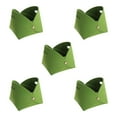 thumbnail image 1 of 5 Inch Small Window Planter Nonwoven Fabric Colorful Grow Bags Nursery Pots Mini Garden Flower Pot with Handle 4 Pack, 1 of 20