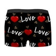 thumbnail image 4 of Gunia Mens Boxers Briefs Heart Print Valentine's Day Shorts High Elasticity Stylish For Everyday Wear Sweet Underwear S-Xxxl, 4 of 5