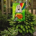 thumbnail image 2 of Afghan Hound St. Patrick's Day Garden Flag, 2 of 2