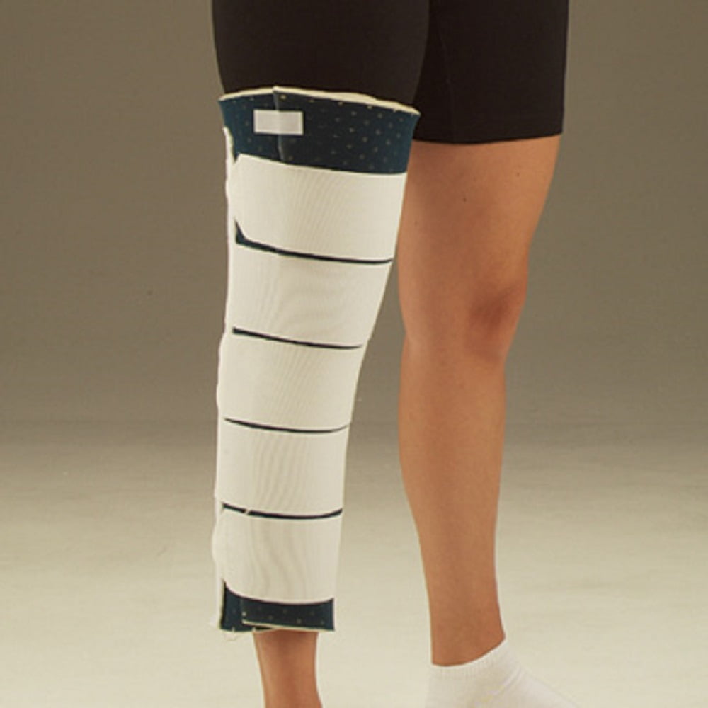 DeRoyal Knee Immobilizer With Elastic Straps Without Tbars, 23 inch