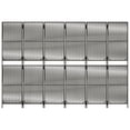 thumbnail image 3 of vidaXL Room Divider 6 Panels Grey Poly Rattan, 3 of 5