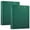Deep Forest Green Background, variant on D-shaped Binder with 3 Ring - PVC Waterproof 1.5 in Binder with Clear Pocket, Green Without Any Text ，1 pack