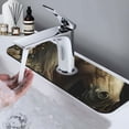 thumbnail image 7 of Vsdgher Palatial Gold Pattern Horse Kitchen Sink Splash Guard Faucet Mat -1 PC Super Absorbent Fast Drying Mat Sink Gadgets-Splash, Bathroom,Sink Mat,(15" X 5.5" ), 7 of 7