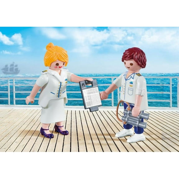 Playmobil Duo Pack #9216 Cruise Ship Officers - New Factory Sealed