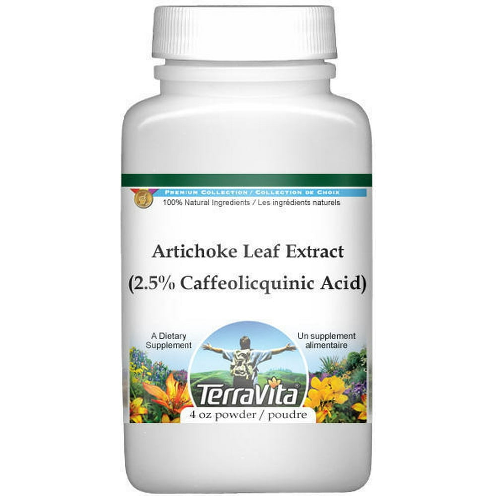 Artichoke Leaf Extract 2.5 Caffeoylquinic Acid Powder (4 oz, Zin 516209)