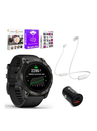  Garmin Forerunner 255 Music, GPS Running Smartwatch with Music,  Advanced Insights, Long-Lasting Battery, Whitestone with Charging Base,  Travel Accessory Kit & 6Ave Cleaning Kit : Electronics