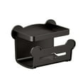 thumbnail image 2 of Taotanxi Tindbea Kids Toilet Paper Holder with Shelf Wall Mounted Tissue Roll Holder, Rustproof & Multifunctional Bathroom Storage Dispenser Funny Bathroom Wall Decor (Matte Black), 2 of 6