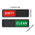thumbnail image 2 of Justharion Adhesive Office Door Slider Sign Indicator Any Office Clean Dirty 5x18cm 1Set, 2 of 6