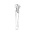 thumbnail image 3 of ANGARA Natural 0.11 Ct. Diamond Fashion Promise Ring in 14K White Gold for Women (Ring Size: 8), 3 of 9