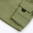 thumbnail image 6 of Boys' Chino Shorts Casual 2025 Summer Solid Color Cute Shorts with Pockets Comfort Loose Fit Wide Leg Fashion Shorts,Green,9-10 Years, 6 of 6