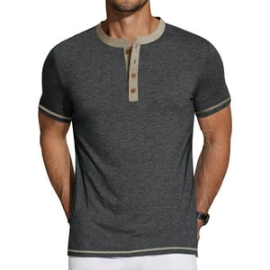 Gents Bliss Men's Henley Short Sleeve Shirt