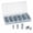 90-Piece, variant on Button Rivet Locking Nuts Set, M4 M5 M6 Petal Rivet Nuts ...