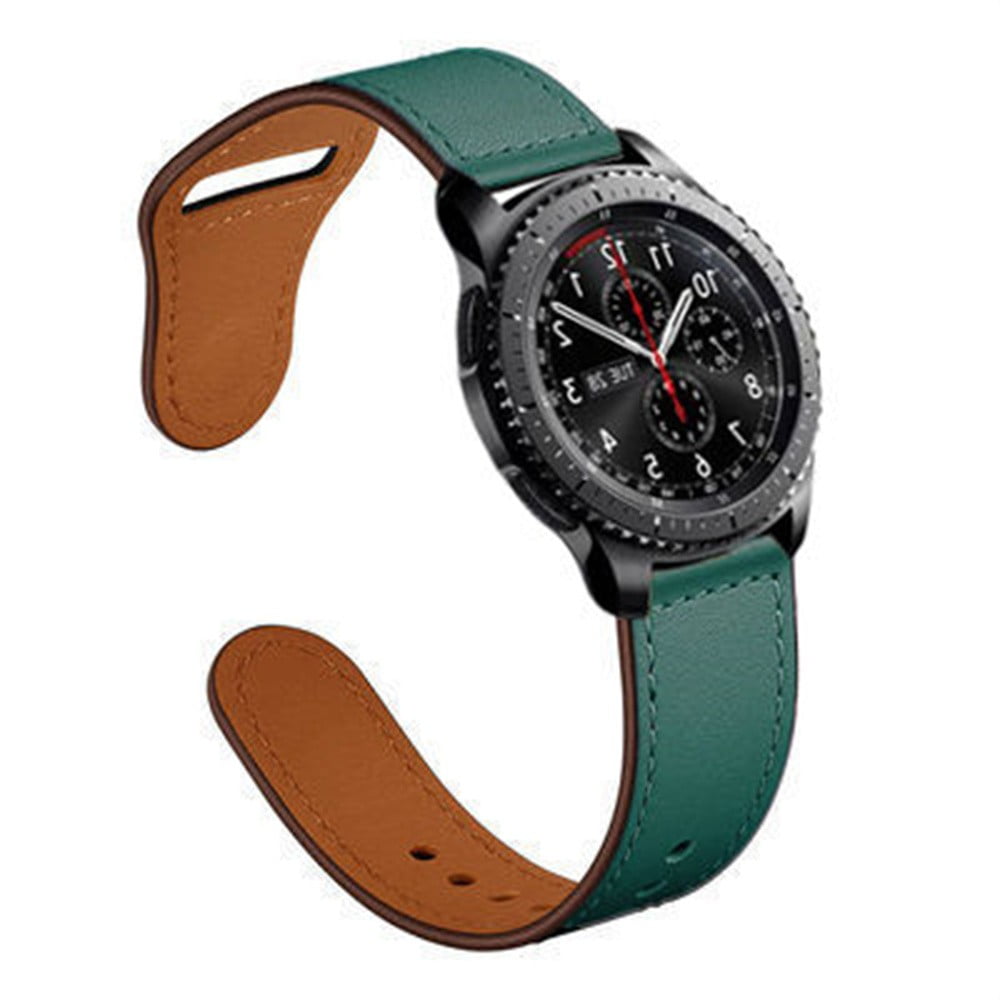 Leather Samsung Gear S3 Frontier Bracelets 22mm Watch Band For