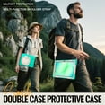 thumbnail image 6 of For Samsung Galaxy Tab A11+/ Tab A9+ 11 inch Case, 360 Rotatable Handle Stand, Shoulder Strap, Drop-Proof Design, Mint Green, 6 of 7