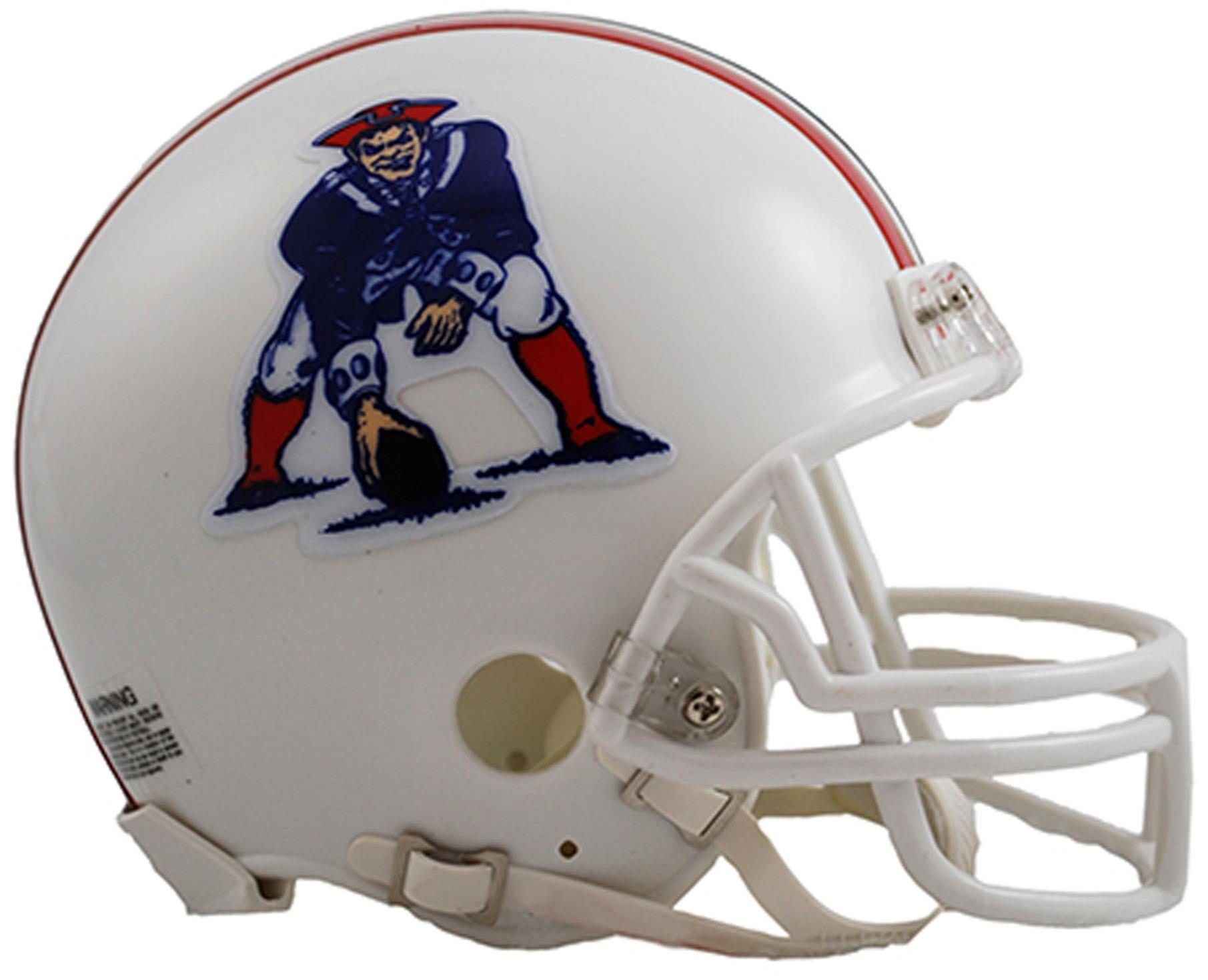Fanatics Authentic Riddell New England Patriots Throwback 1982 1989 Vsr4 Mini Football Helmet Walmart Com Walmart Com