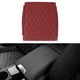 thumbnail image 1 of Funda de consola central para automóvil Unique Bargains con bolsa de almacenamiento 14.17"x11.02"x2.56" de cuero rojo, espuma viscoelástica, 1 of 1