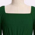 thumbnail image 7 of IBTOM CASTLE Teen Girl Sparkly Long Sleeve Formal Party Dress Junior Christmas Halloween Glitter Holiday Dress Tween Fancy Birthday Sneaker Ball Gown Green, 7 of 7