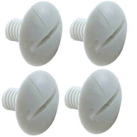 Pool Cleaner 4 Wheel - 4 Pack- Puri Tech Polaris 180 & 280 Pool Cleaner Wheel Screw Replaces C-55 C55