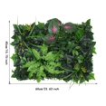 thumbnail image 3 of Artificial Plants Wall Greenery Panel Grass Flowers And Simulation 40x 60 Cm（1PC）, 3 of 5