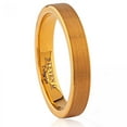thumbnail image 1 of Ip Gold Plated Flat Brushed Surface With Polished Sides And Inside Tungsten Ring, 1 of 2